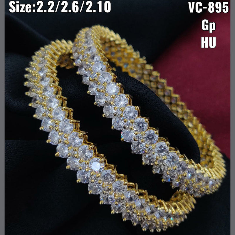 Vivah Creations  AD Stone Bangles Set