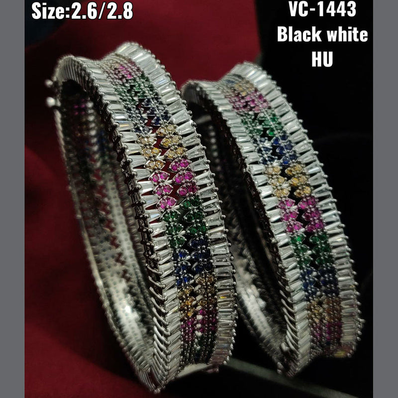 Vivah Creations  AD Stone Bangles Set