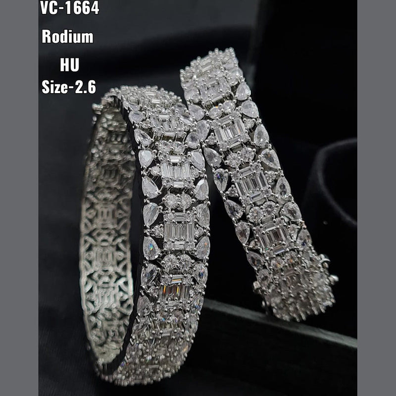 Vivah Creations  AD Stone Bangles Set