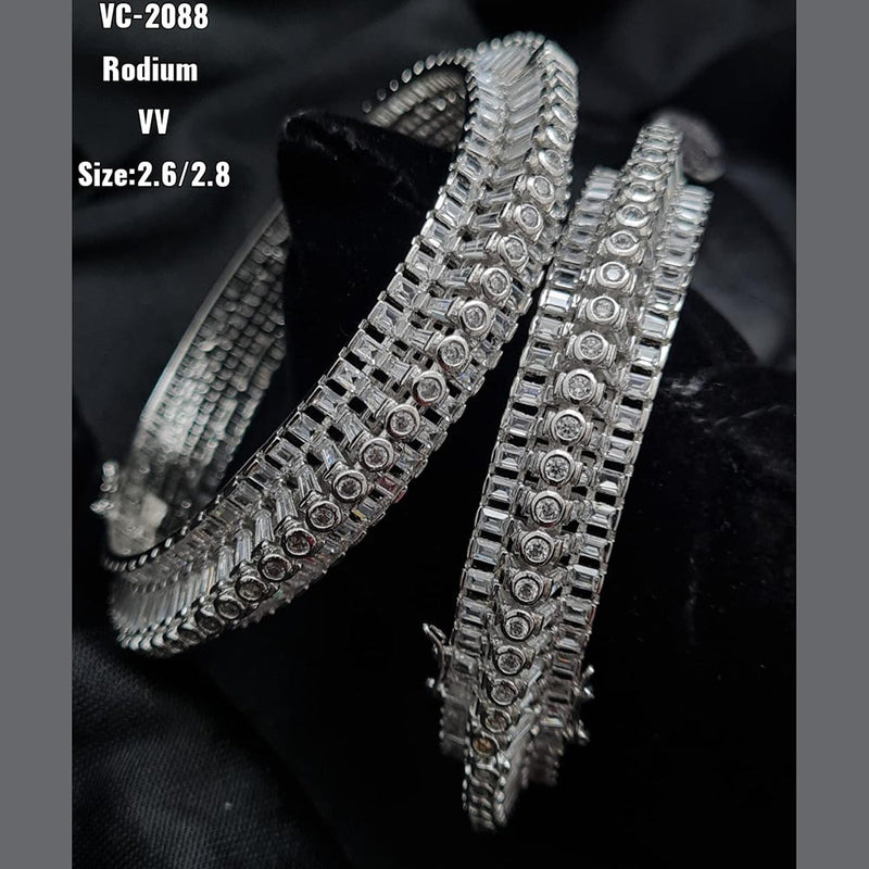 Vivah Creations  AD Stone Bangles Set