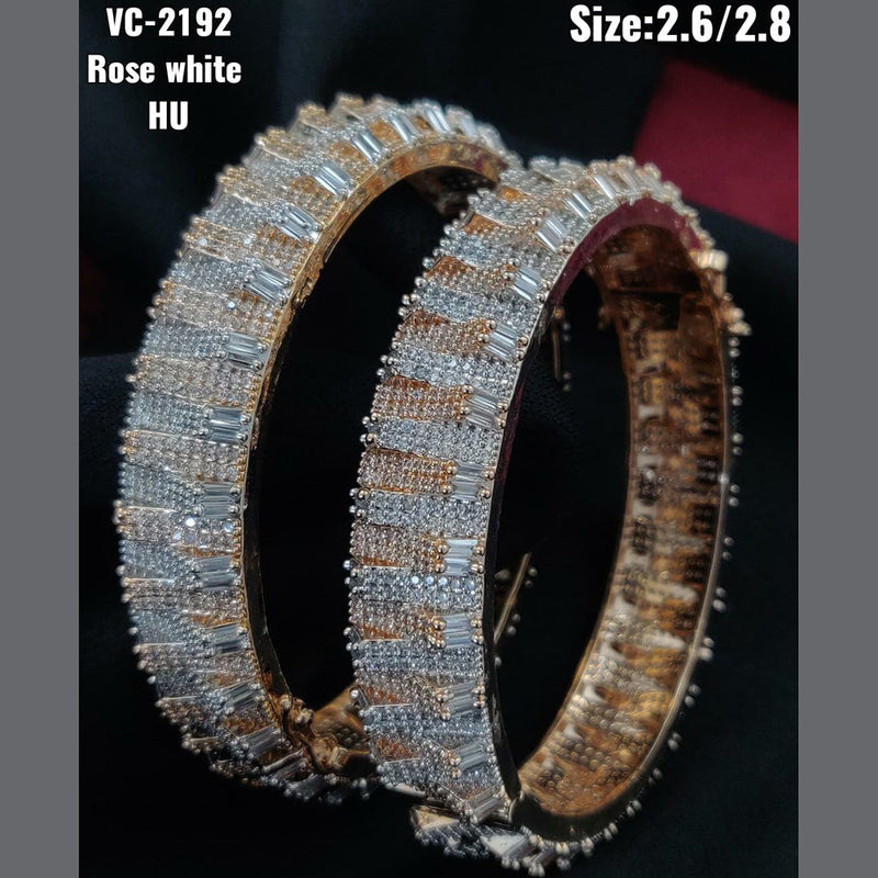 Vivah Creations  AD Stone Bangles Set