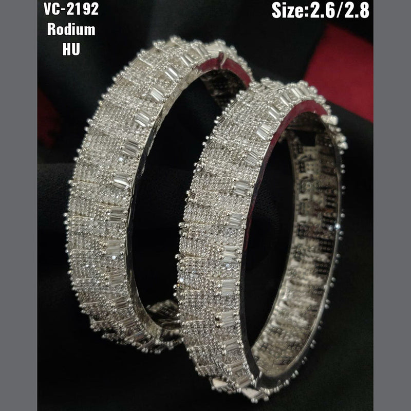 Vivah Creations  AD Stone Bangles Set