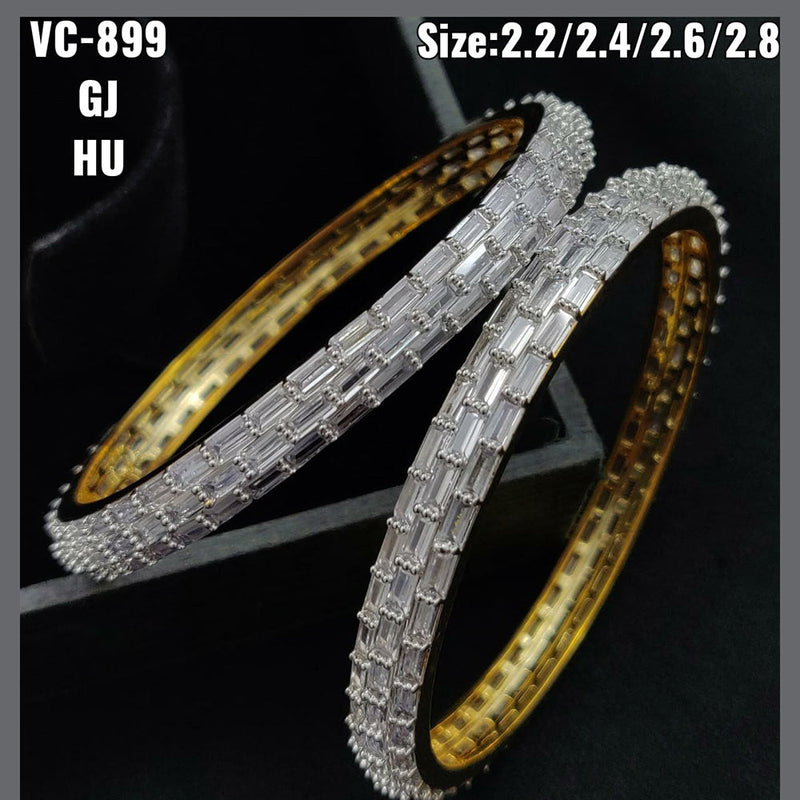 Vivah Creations  AD Stone Bangles Set