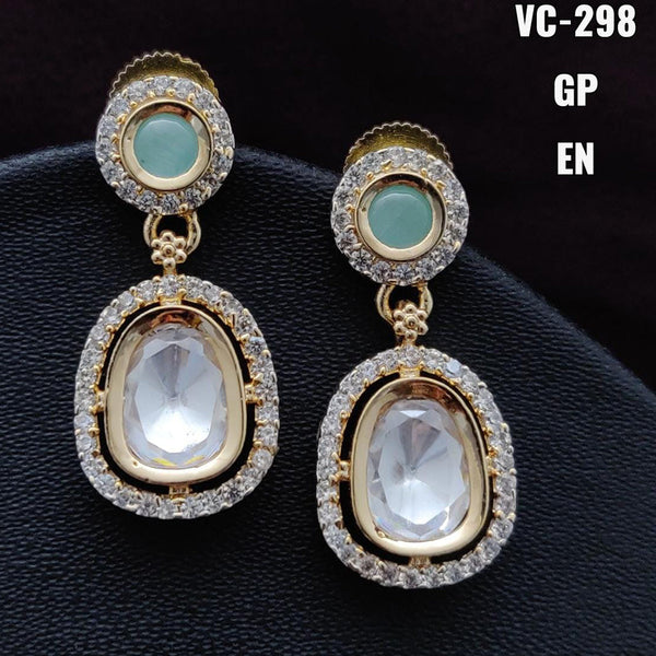 Buy South Indian Wedding Jewellery Impon Big Size Stone Earrings