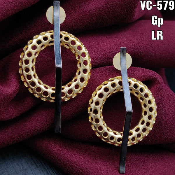 Vivah Creation 2 Tone Dangler Earrings