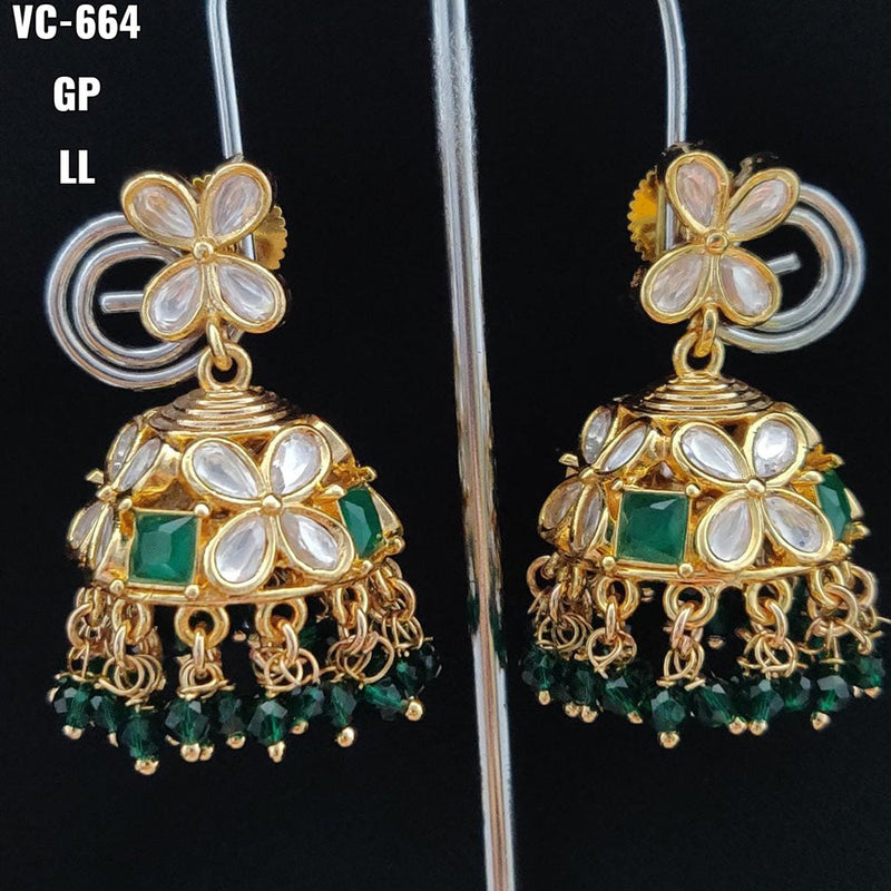 Vivah Creation Kundan Stone Jhumki