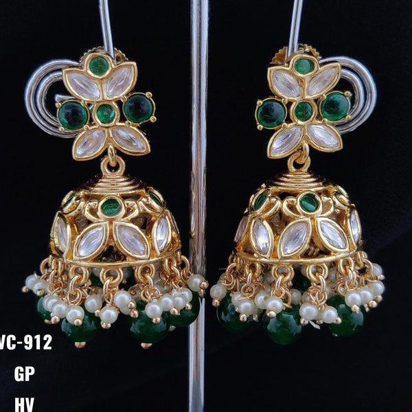 Vivah Creation Kundan Stone Jhumki