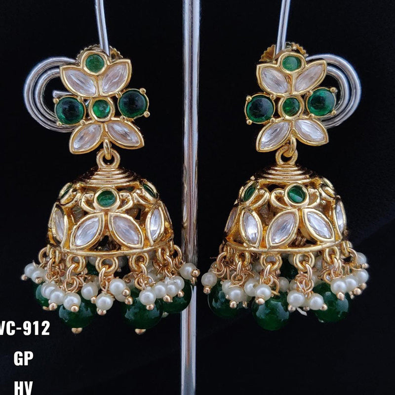 Vivah Creation Kundan Stone Jhumki