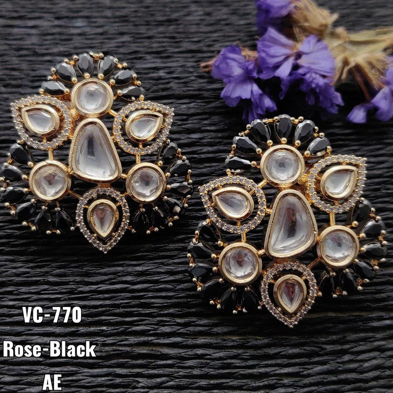 Vivah Creation Kundan Stud Earrings