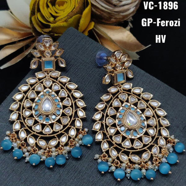 Vivah Creation Kundan Dangler Earrings