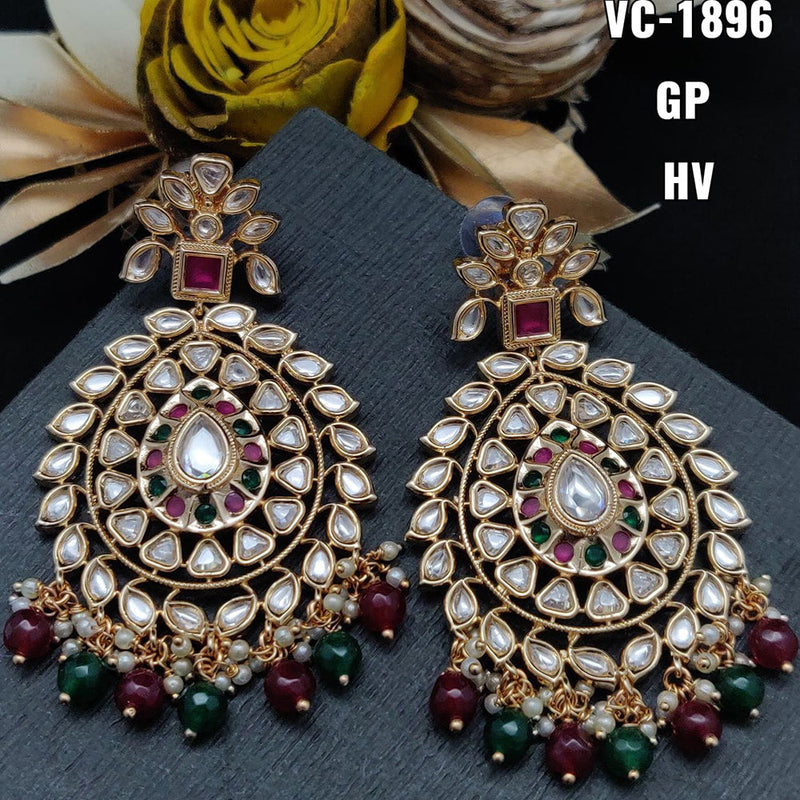 Vivah Creation Kundan Dangler Earrings