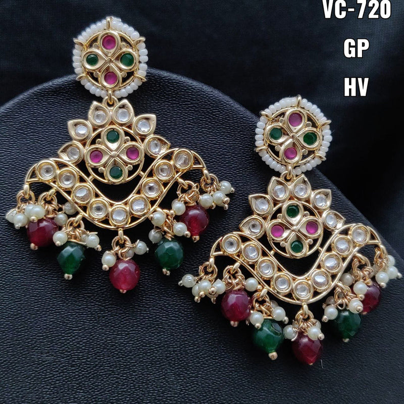 Vivah Creation Kundan Dangler Earrings