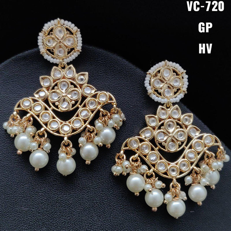 Vivah Creation Kundan Dangler Earrings