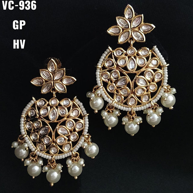 Vivah Creation Kundan Dangler Earrings