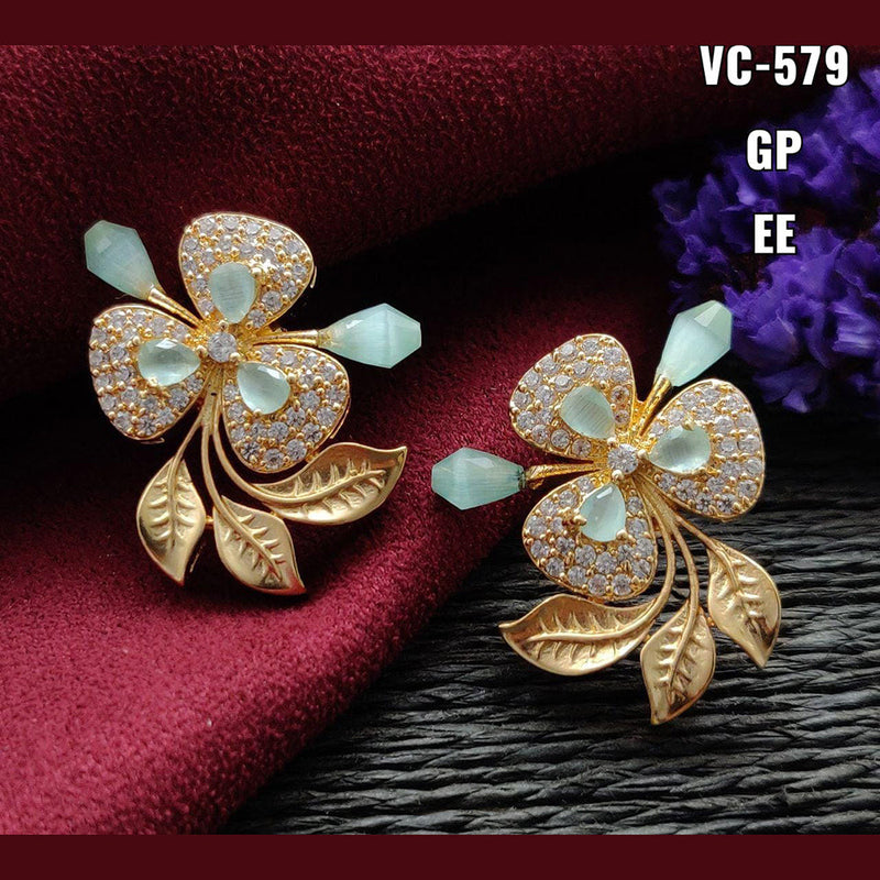 Vivah Creation AD Stone Designer Stud Earrings