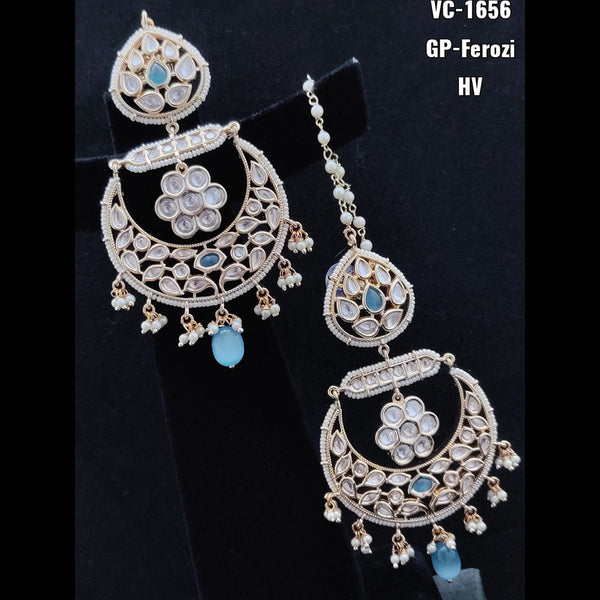 Vivah Creation Kundan Dangler Earrings