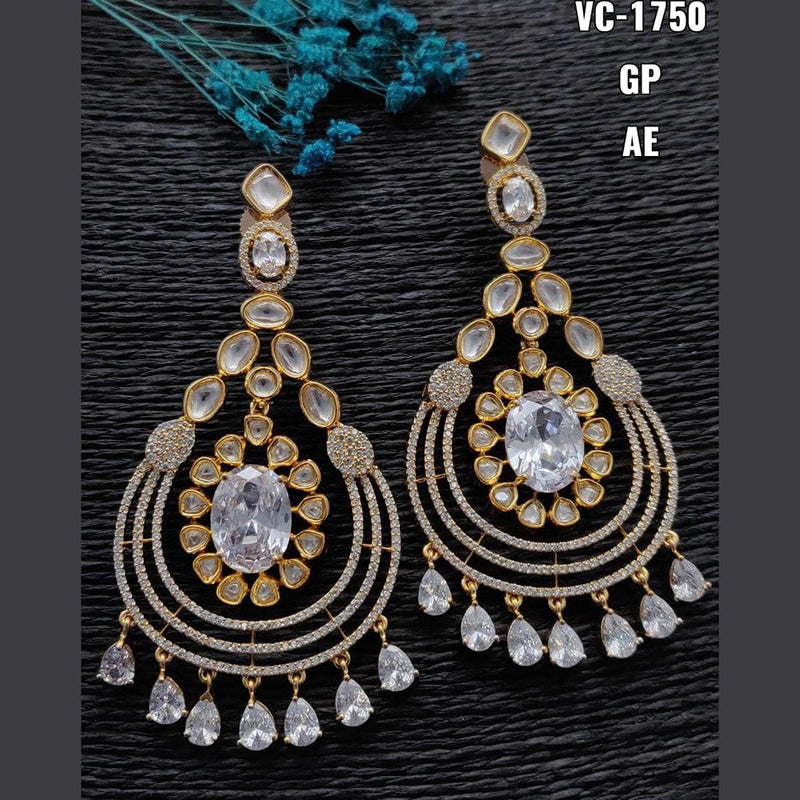 Vivah Creation AD & Kundan Dangler Earrings