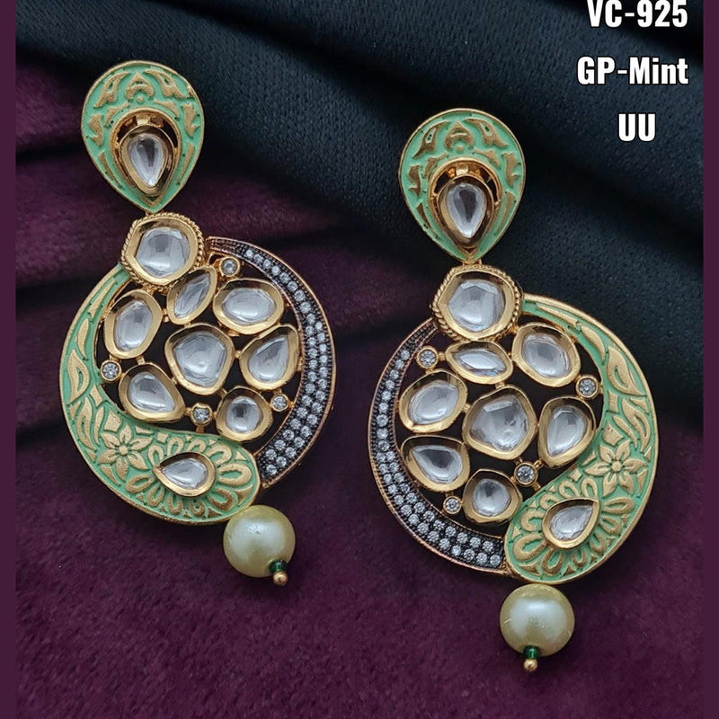 Vivah Creation Kundan Dangler Earrings