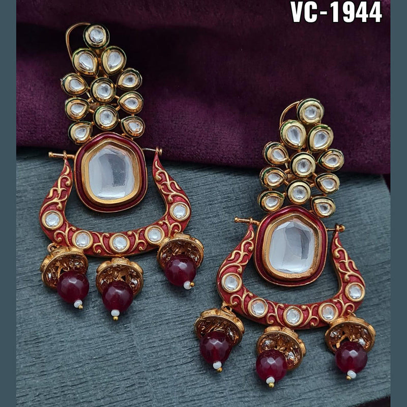 Vivah Creation Kundan Dangler Earrings