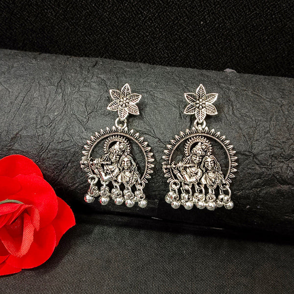 Bhavi Jewels Oxidised Plated Dangler Earrings