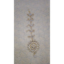 Akruti Collection Gold Plated Kundan Stone Maangtikka