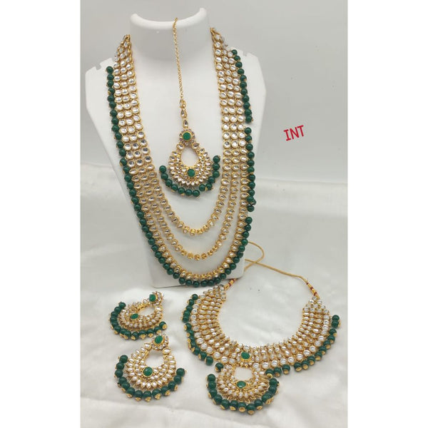 Akruti Collection Double Necklace Set