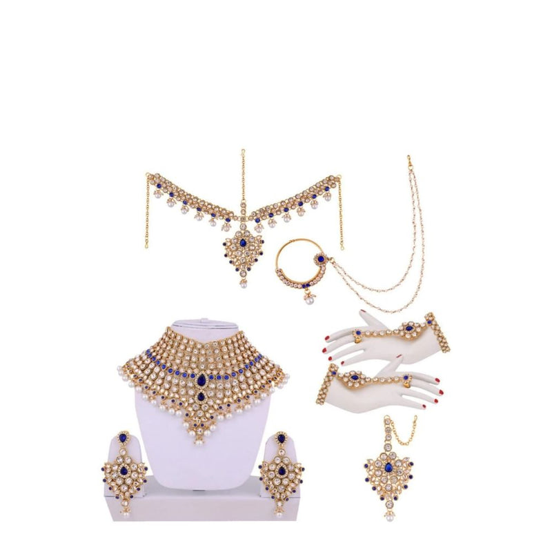 Akruti Collection Bridal Necklace Set