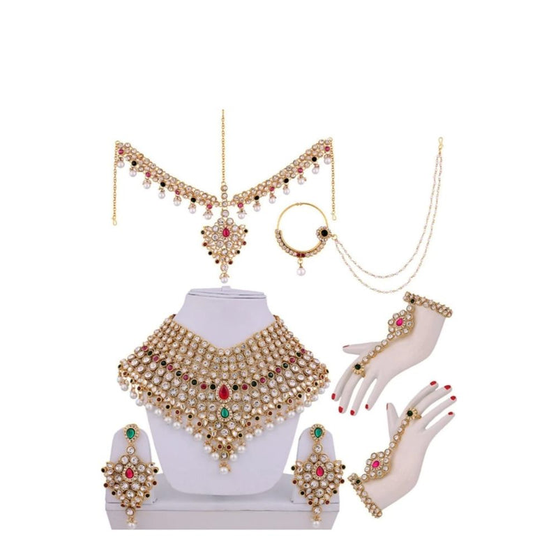 Akruti Collection Bridal Necklace Set