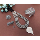 Akruti Collection Oxidised Plated Jewellery Combo