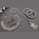 Akruti Collection Oxidised Plated Combo Set