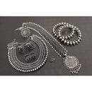 Akruti Collection Oxidised Plated Combo Set