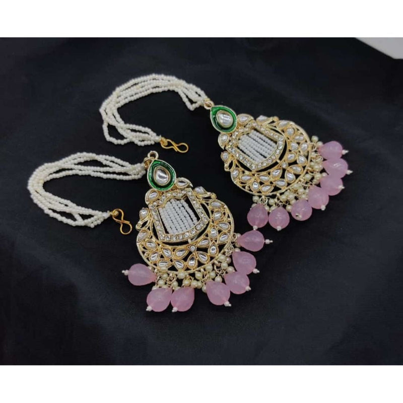 Akruti Collection Gold Plated Kanchain Earrings