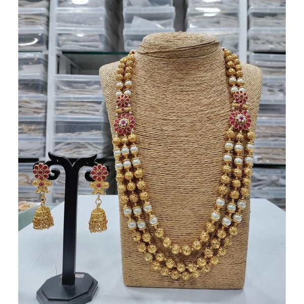 Akruti Collection Beads  Necklace Set