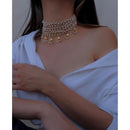 Akruti Collection Gold Plated Pearl Necklace