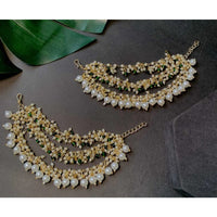 Akruti Collection Gold Plated Pearl Kanchain