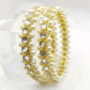 Star Bangles  Gold Plated Pearl Bangle Set