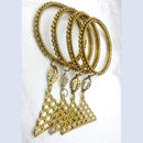 Star Bangles Gold Plated Bangle Set