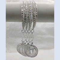 Star Bangles Silver Plated Bangle Set