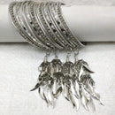 Star Bangles Oxidised Plated Bangle Set