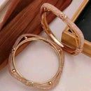 Star Bangles Rose Gold Plated Bangle Set