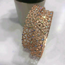 Star Bangles Rose Gold Plated Bangle Set