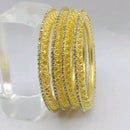Star Bangles Gold Plated Bangle Set