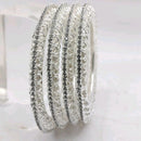 Star Bangles Silver Plated Bangle Set