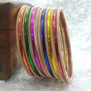 Star Bangles Rose Gold Plated Bangle Set