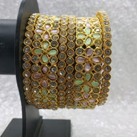 Star Bangles Gold Plated Bangle Set