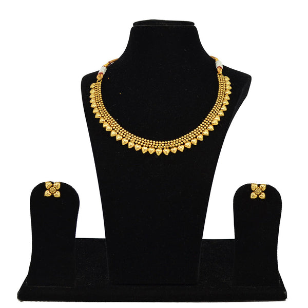 Saloni Fashion Jewellery Gold Plated Necklace Set