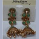 Infinity Jewels Gold Plated Dangler Earrings