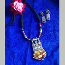 Shrijicreation Oxidised Plated Long Necklace Set