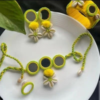 Shrijicreation Thread Choker Necklace Set