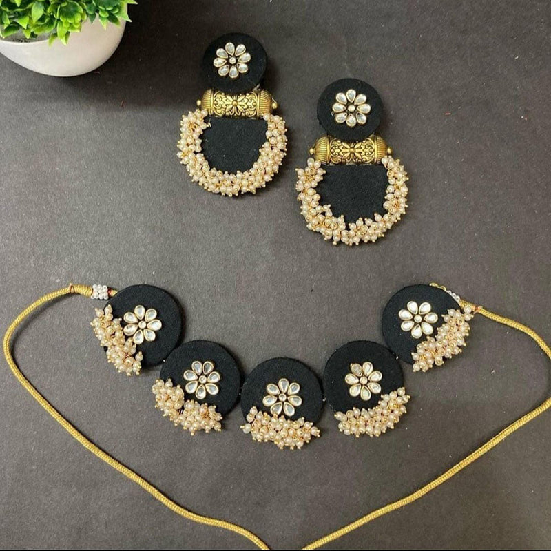 Shrijicreation Handmade Gold Plated Necklace Set